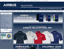 Tablet Screenshot of airbushelicoptersincstore.com